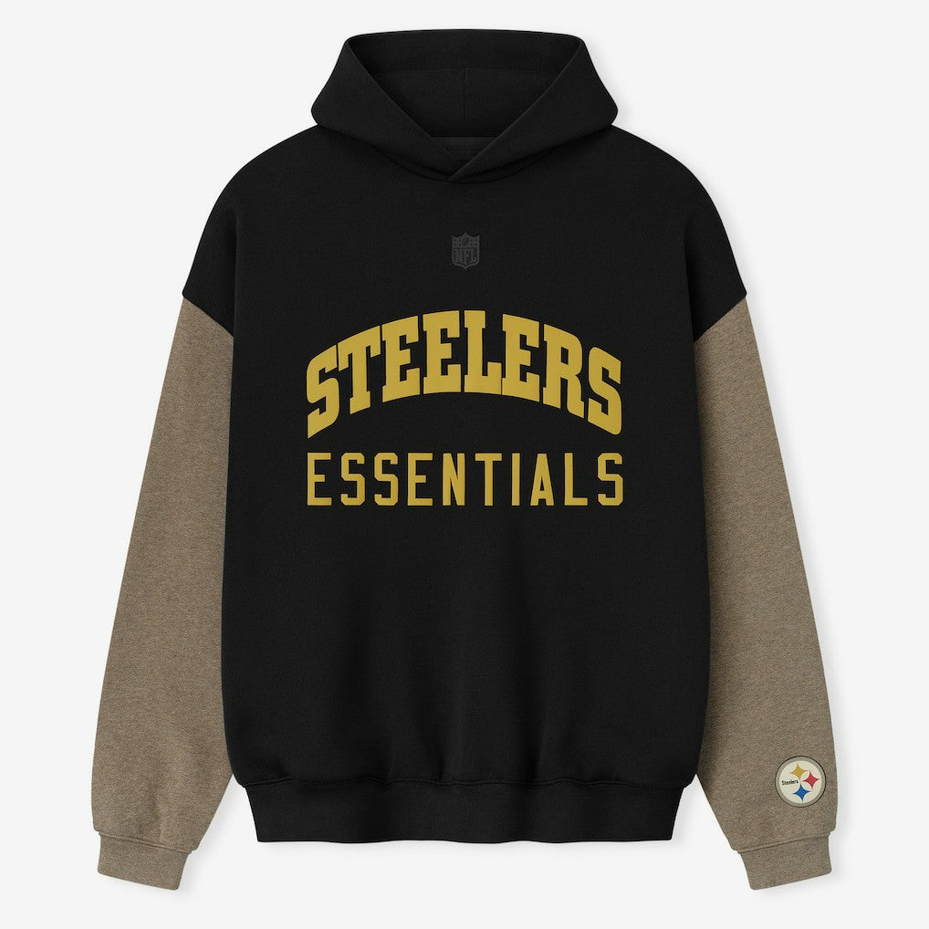 Pittsburgh Steelers Fear of God x NFL Unisex Sport Hoodie Black/Walnut