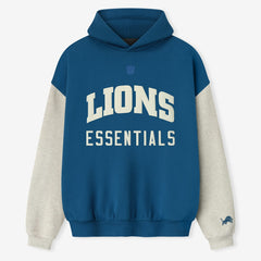 Detroit Lions Fear of God x NFL Unisex Sport Hoodie Blue/Heather Gray