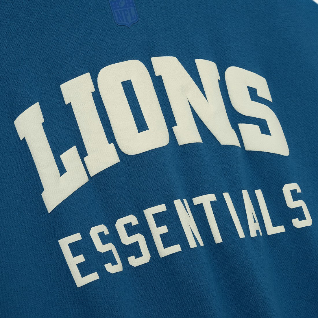 Detroit Lions Fear of God x NFL Unisex Sport Hoodie Blue/Heather Gray