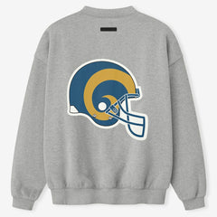 Los Angeles Rams Fear of God x NFL Unisex Sport Sweatshirt Heather Gray