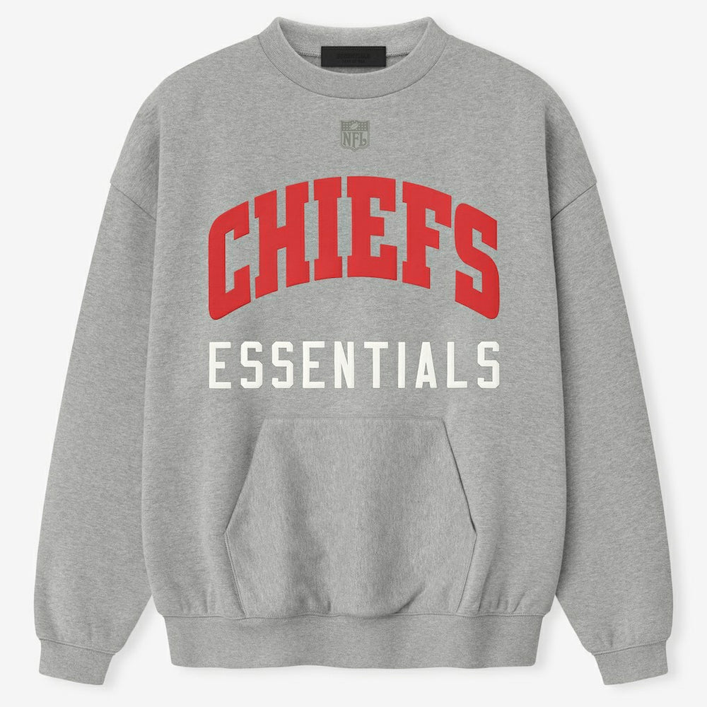 Kansas City Chiefs Fear of God x NFL Unisex Sport Sweatshirt Heather Gray