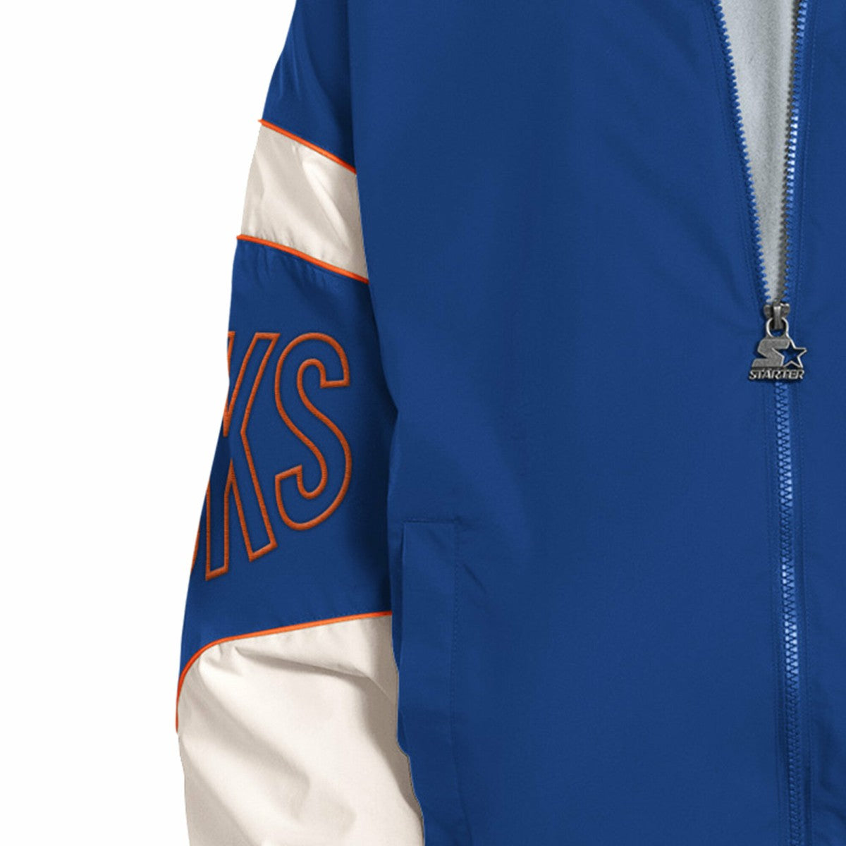New York Knicks Starter The Gust Full-Zip Hooded Jacket Royal