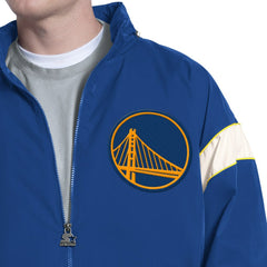 Golden State Warriors Starter The Gust Full-Zip Hooded Jacket Royal