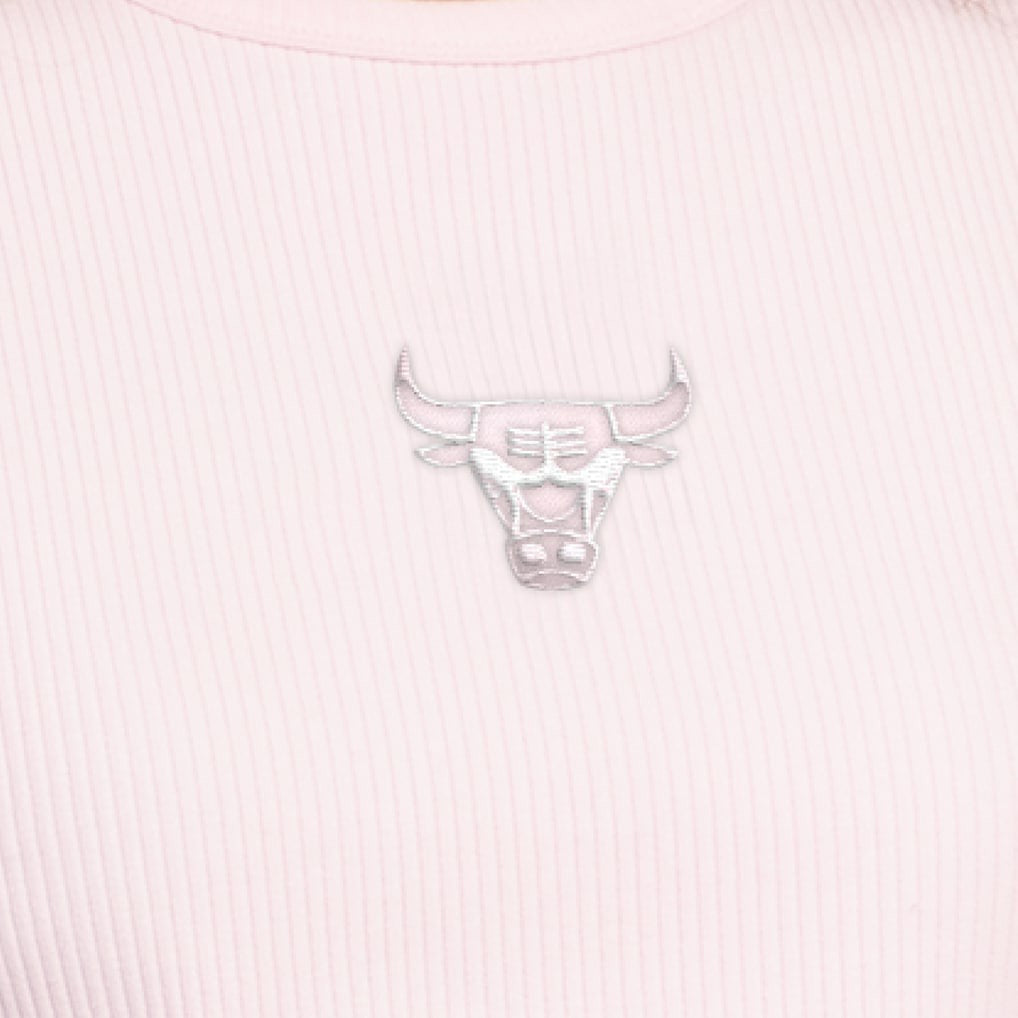 Chicago Bulls Starter Women's Pastel Ribbed Tank Top Pink