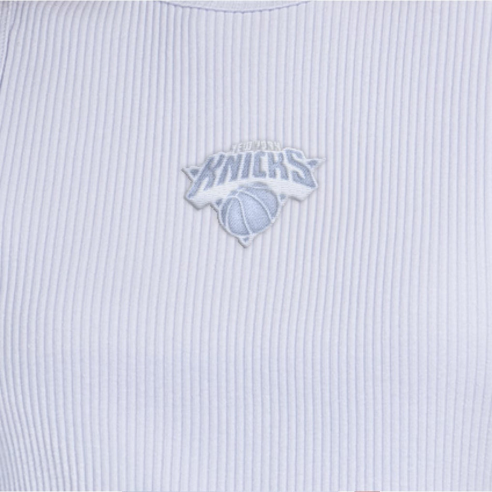 New York Knicks Starter Women's Pastel Ribbed Tank Top Blue