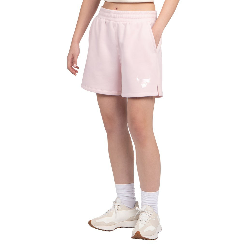 Chicago Bulls Starter Women's Pastel High Waisted Shorts Light Pink