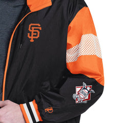 San Francisco Giants Pro Player Legacy Lightweight Full-Zip Hooded Jacket - Black/Orange Jackets