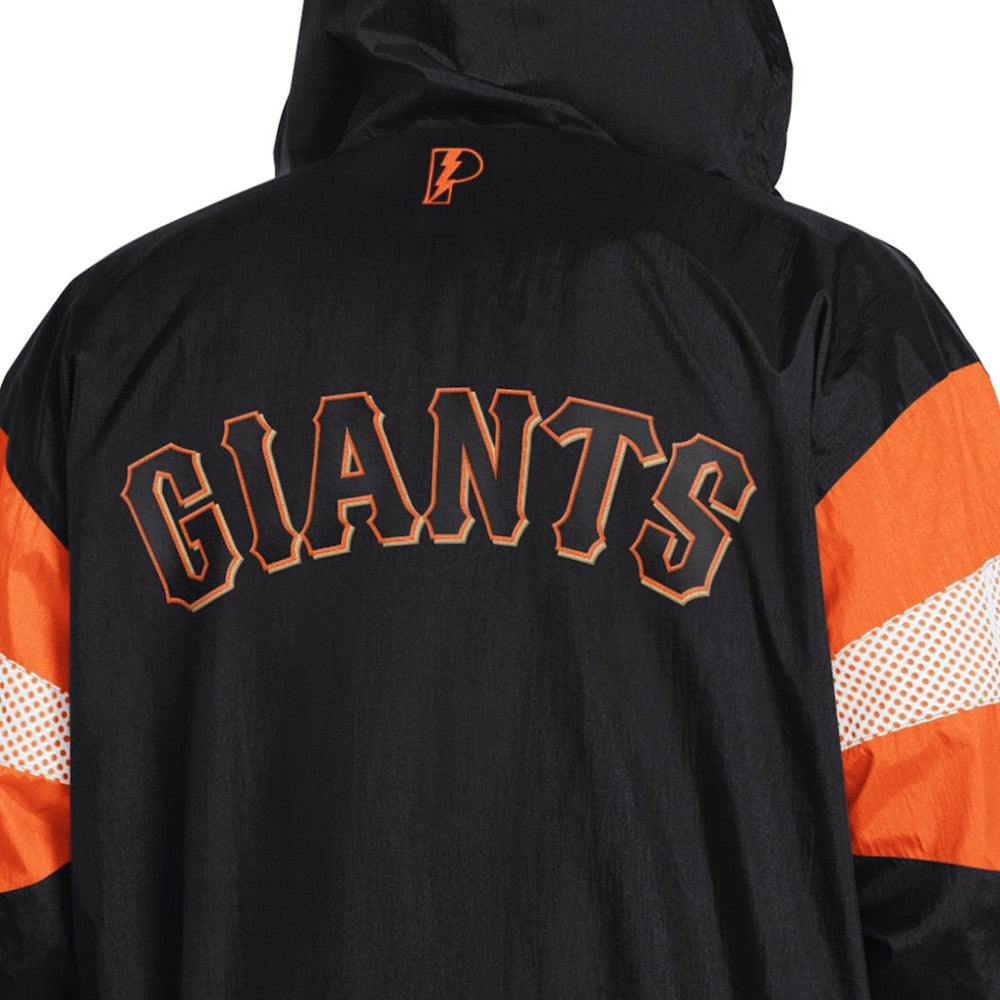 San Francisco Giants Pro Player Legacy Lightweight Full-Zip Hooded Jacket - Black/Orange Jackets