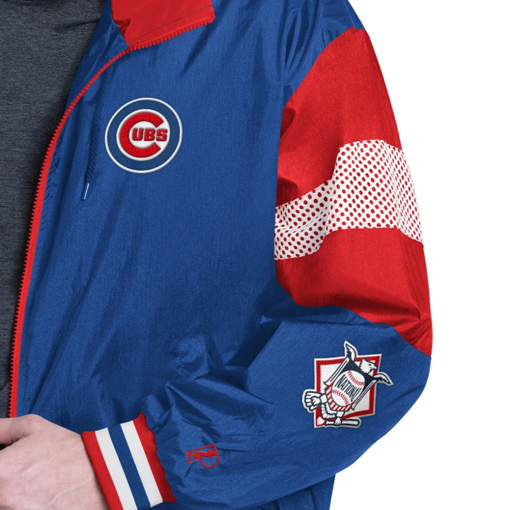 Chicago Cubs Pro Player Legacy Lightweight Full-Zip Hooded Jacket - Royal/Red Jackets