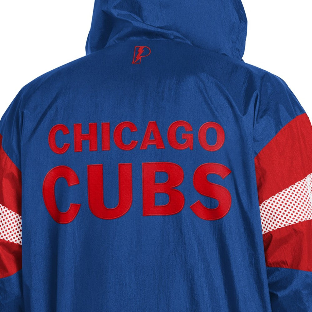 Chicago Cubs Pro Player Legacy Lightweight Full-Zip Hooded Jacket - Royal/Red Jackets