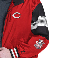 Cincinnati Reds Pro Player Legacy Lightweight Full-Zip Hooded Jacket - Red/Black Jackets