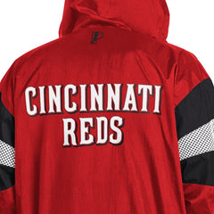 Cincinnati Reds Pro Player Legacy Lightweight Full-Zip Hooded Jacket - Red/Black Jackets