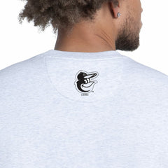 Baltimore Orioles Starter Face of Ice Blue French Terry Sweatshirt - Gray Sweatshirts