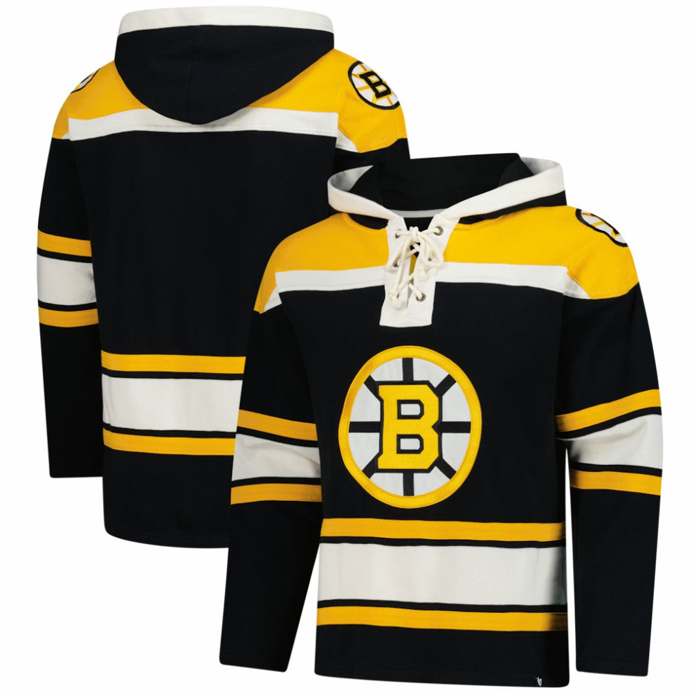 NHL Boston Bruins '47 Superior Lacer Hoodie - Black