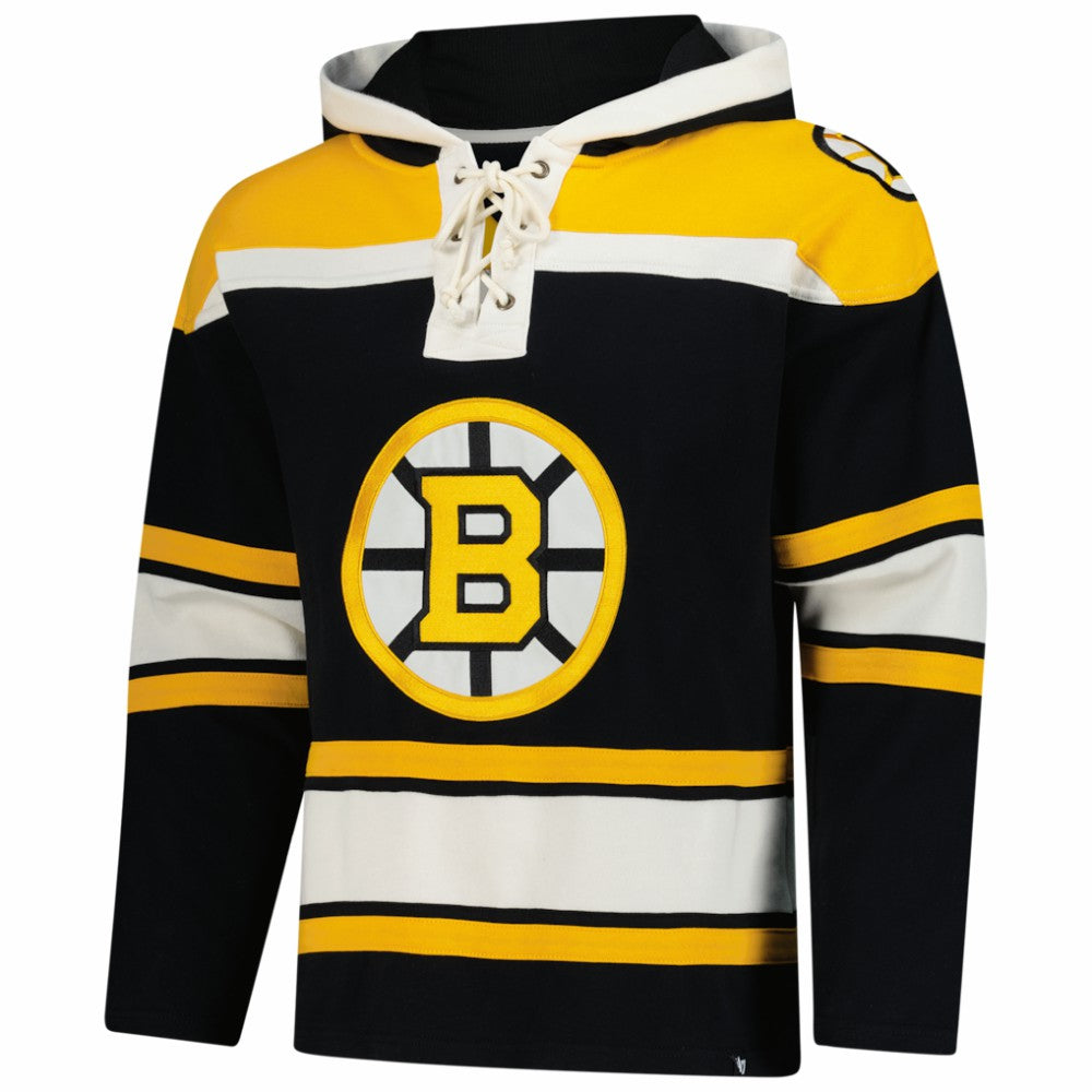 NHL Boston Bruins '47 Superior Lacer Hoodie - Black
