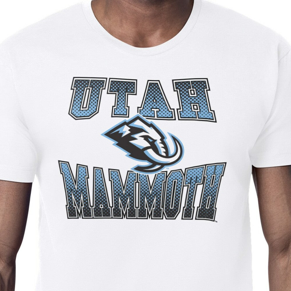 NHL Utah Mammoth Starter Comic Style Team Graphic T-Shirt - White