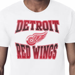 NHL Detroit Red Wings Starter Comic Style Team Graphic T-Shirt - White