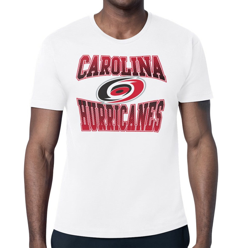 NHL Carolina Hurricanes Starter Comic Style Team Graphic T-Shirt - White