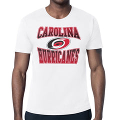 NHL Carolina Hurricanes Starter Comic Style Team Graphic T-Shirt - White