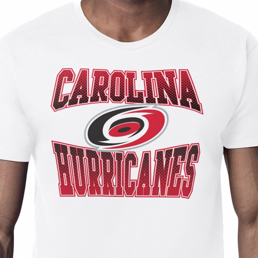 NHL Carolina Hurricanes Starter Comic Style Team Graphic T-Shirt - White