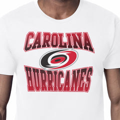 NHL Carolina Hurricanes Starter Comic Style Team Graphic T-Shirt - White