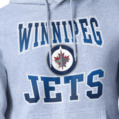 NHL Winnipeg Jets Starter Comic Style Team Graphic Hoodie - Gray