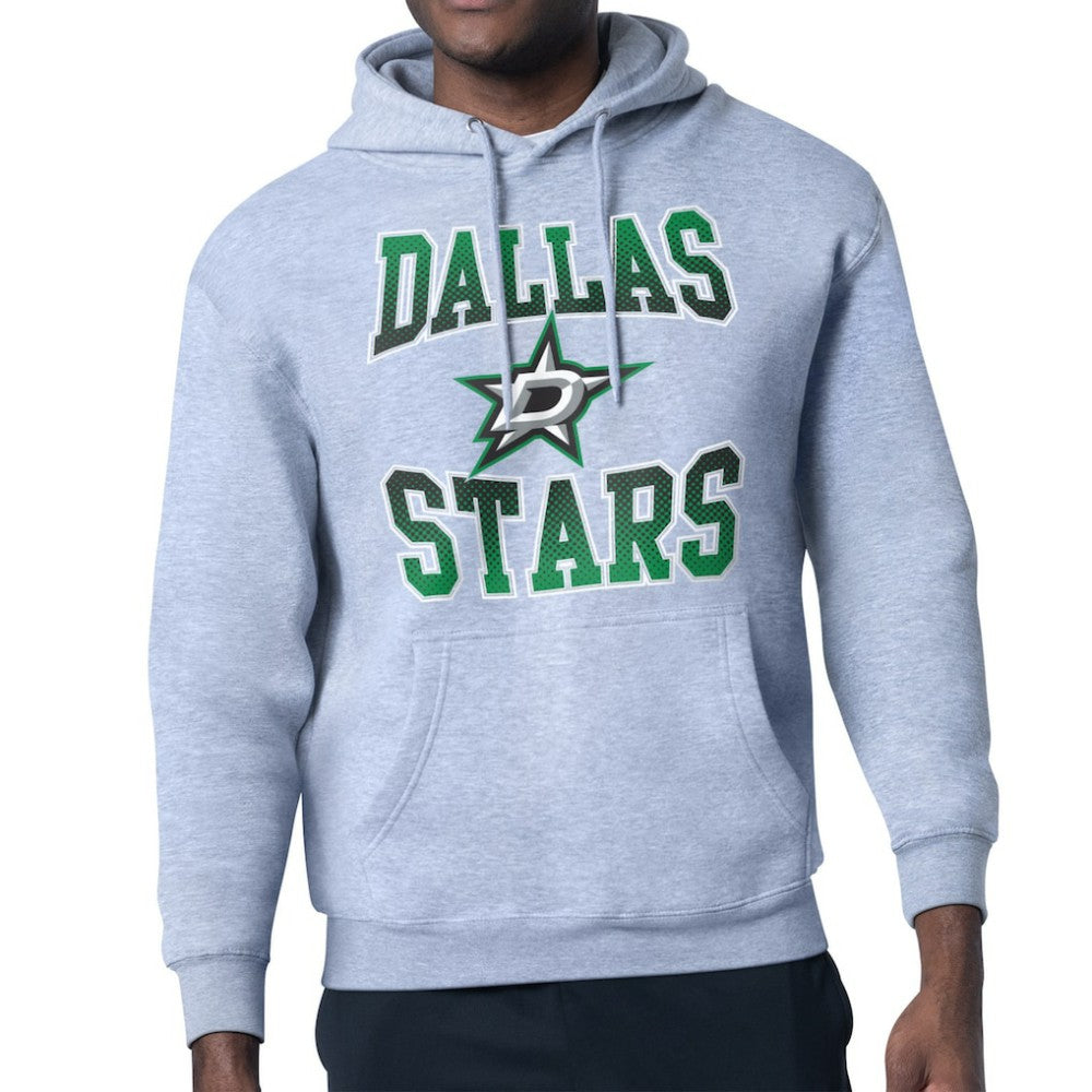 NHL Dallas Stars Starter Comic Style Team Graphic Hoodie - Gray