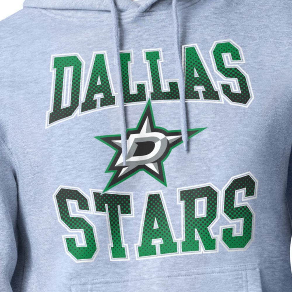 NHL Dallas Stars Starter Comic Style Team Graphic Hoodie - Gray