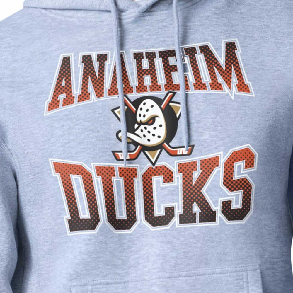 NHL Anaheim Ducks Starter Comic Style Team Graphic Hoodie - Gray
