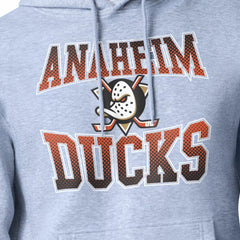NHL Anaheim Ducks Starter Comic Style Team Graphic Hoodie - Gray