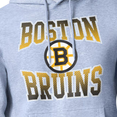 NHL Boston Bruins Starter Comic Style Team Graphic Hoodie - Gray