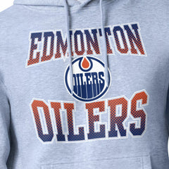 NHL Edmonton Oilers Starter Comic Style Team Graphic Hoodie - Gray