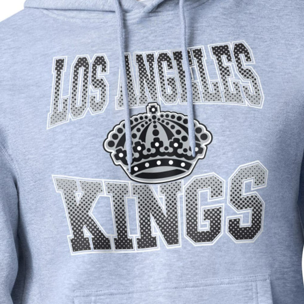 NHL Los Angeles Kings Starter Comic Style Team Graphic Hoodie - Gray