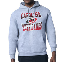 NHL Carolina Hurricanes Starter Comic Style Team Graphic Hoodie - Gray