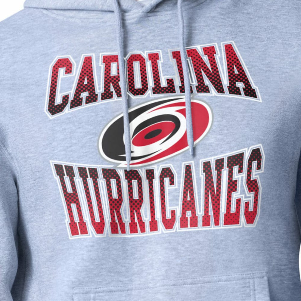 NHL Carolina Hurricanes Starter Comic Style Team Graphic Hoodie - Gray