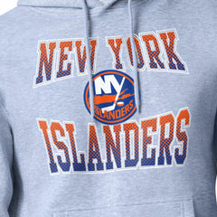 NHL New York Islanders Starter Comic Style Team Graphic Hoodie - Gray