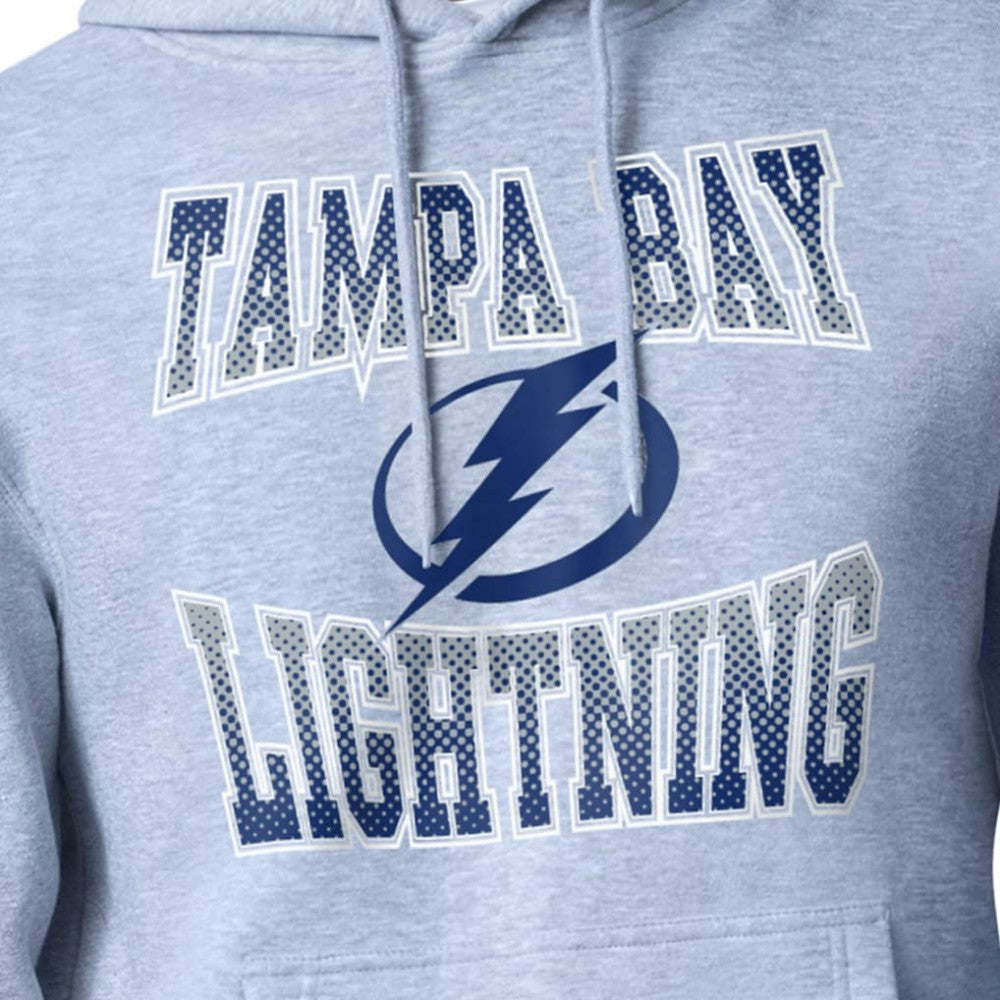 NHL Tampa Bay Lightning Starter Comic Style Team Graphic Hoodie - Gray