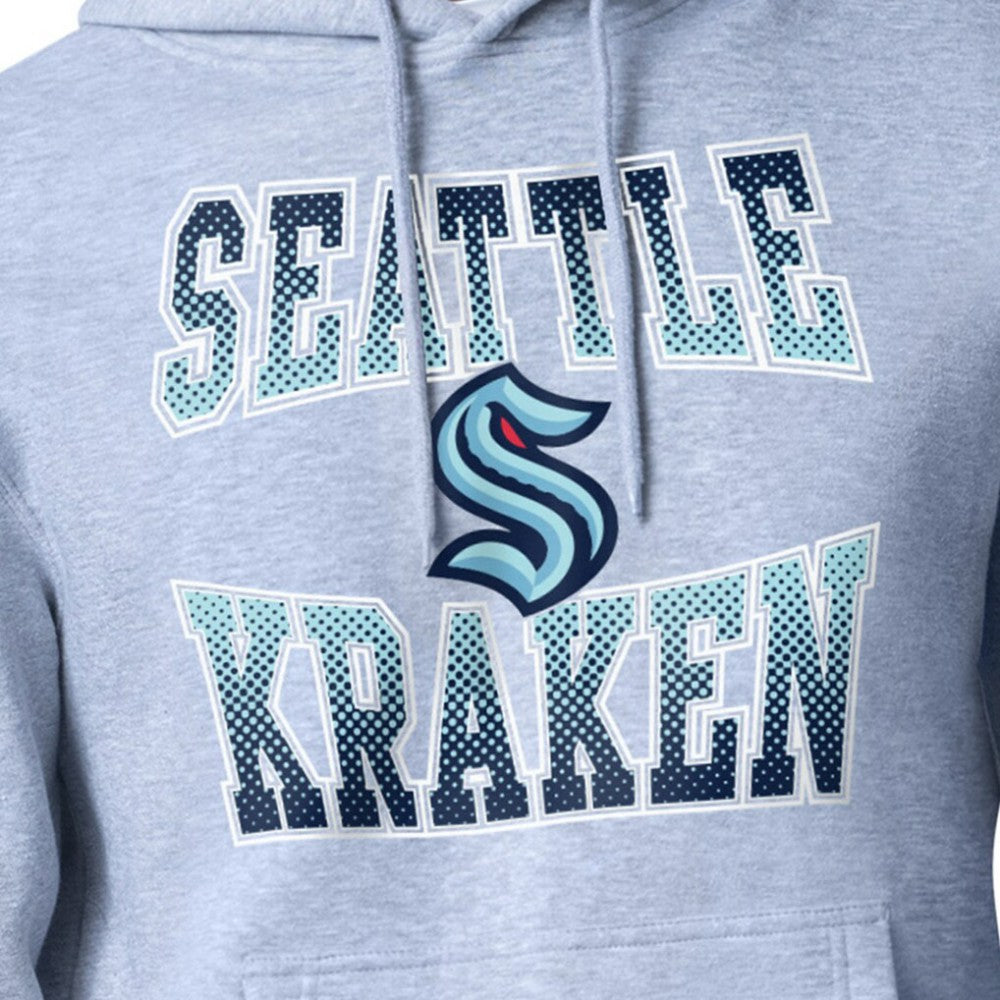 NHL Seattle Kraken Starter Comic Style Team Graphic Hoodie - Gray