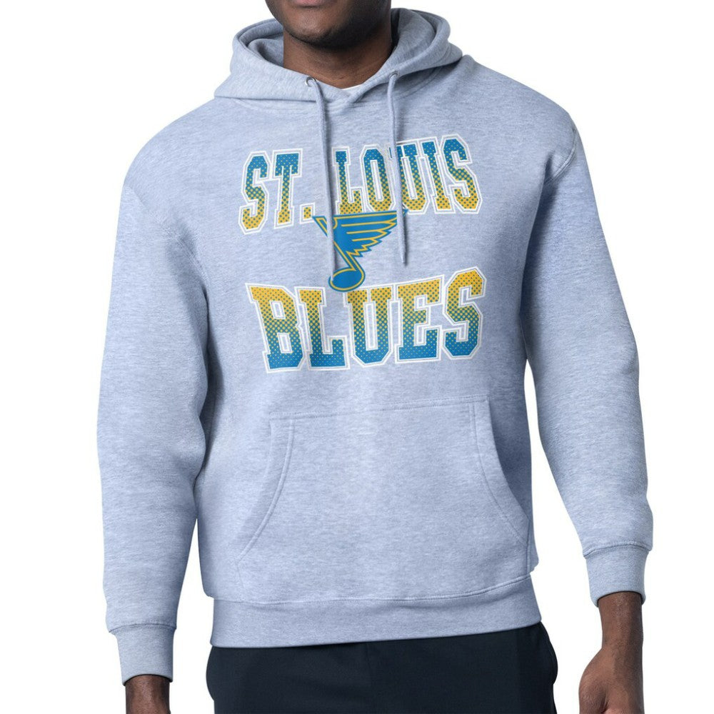 NHL St. Louis Blues Starter Comic Style Team Graphic Hoodie - Gray