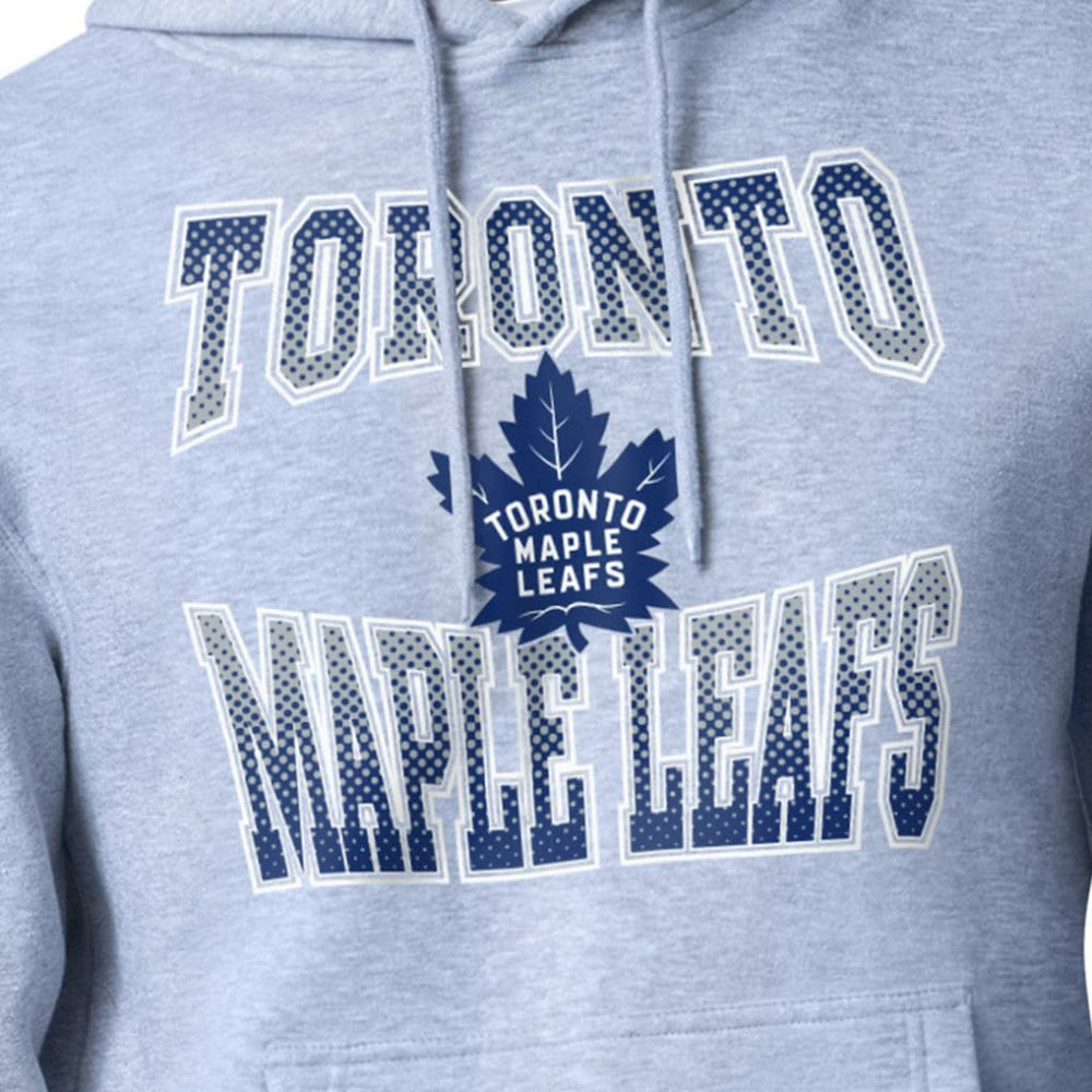 NHL Toronto Maple Leafs Starter Comic Style Team Graphic Hoodie - Gray