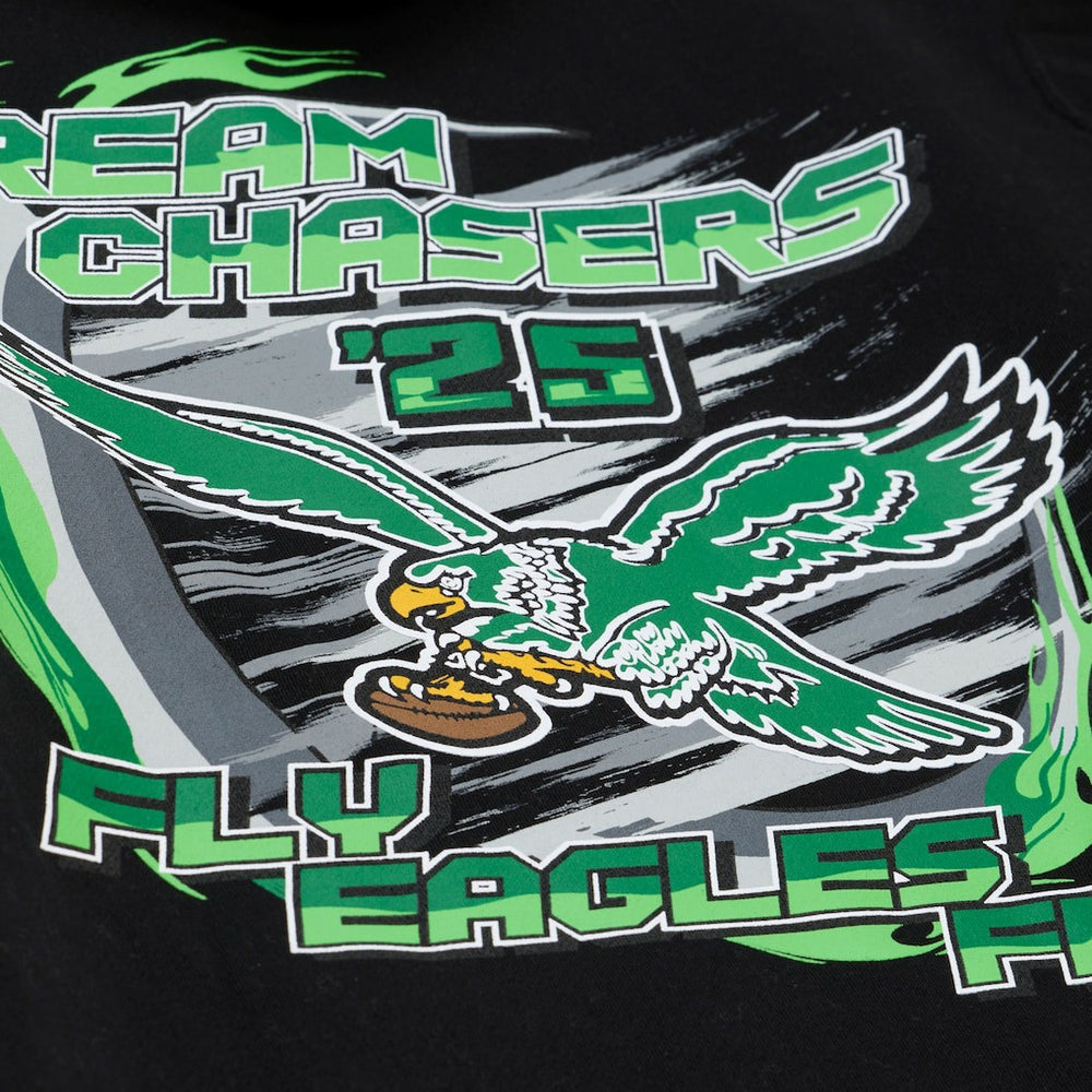 Philadelphia Eagles Dream Chasers Fly Hoodie Black
