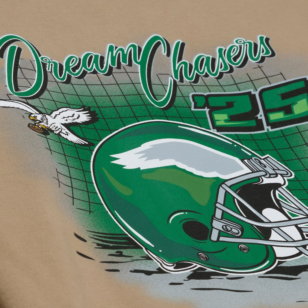 Philadelphia Eagles Dream Chasers Champions Hoodie Sand