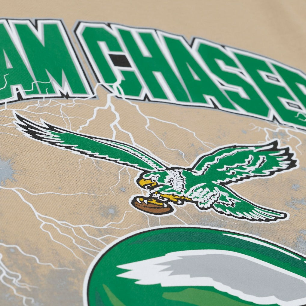 Philadelphia Eagles Dream Chasers Rings T-Shirt Khaki
