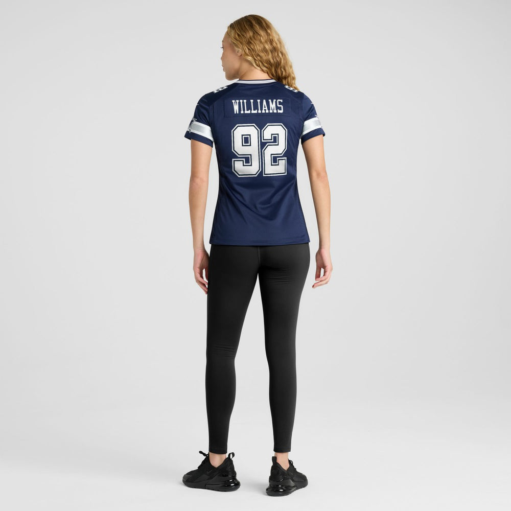 Quinnen Williams Dallas Cowboys Women's Team Game Jersey Navy