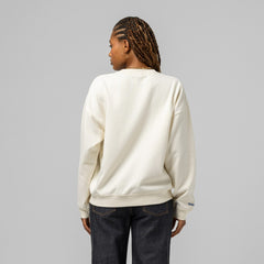 Los Angeles Dodgers Mitchell & Ness Women's Premium Crewneck Sweatshirt - Cream Sweatshirts