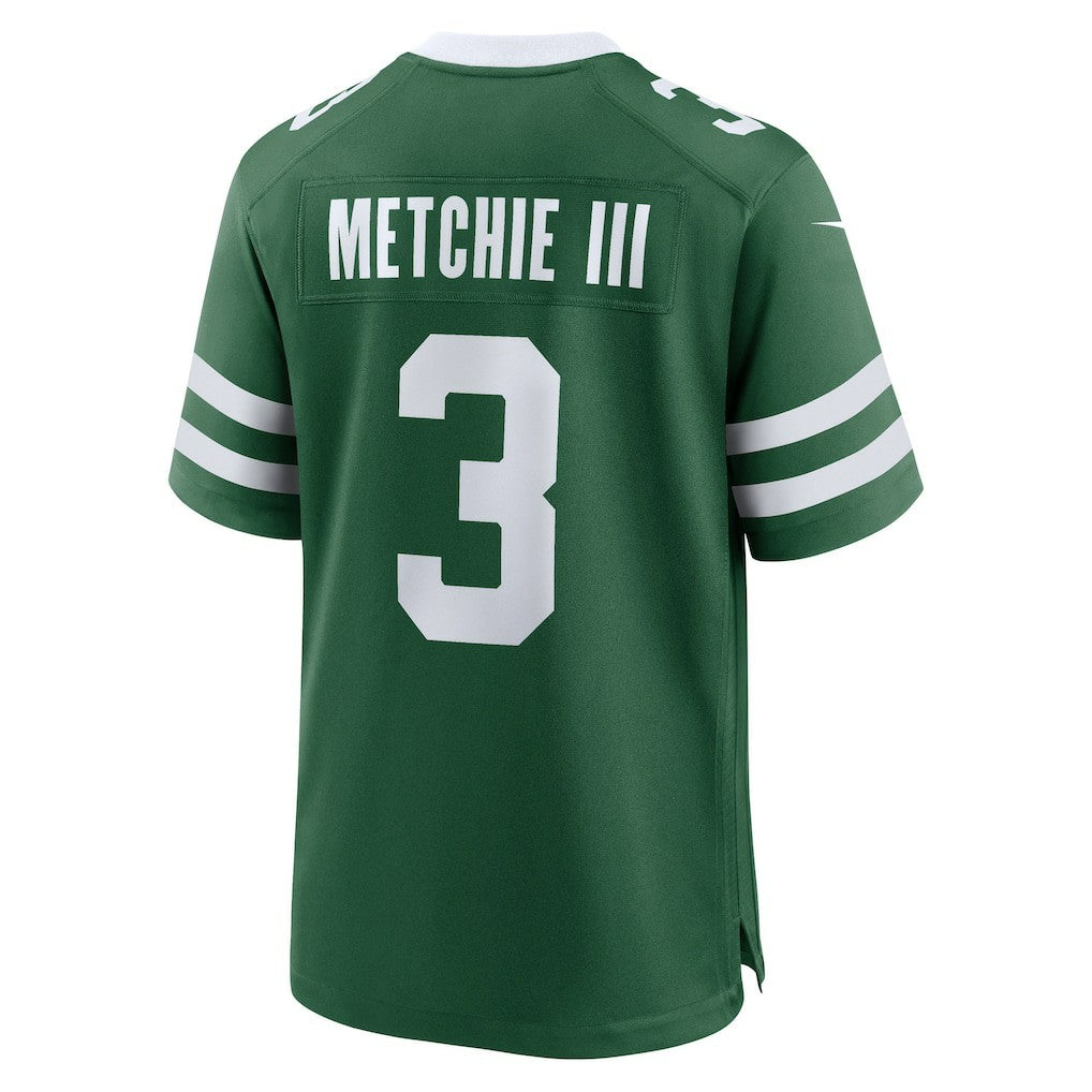 John Metchie III New York Jets Team Game Jersey Legacy Green