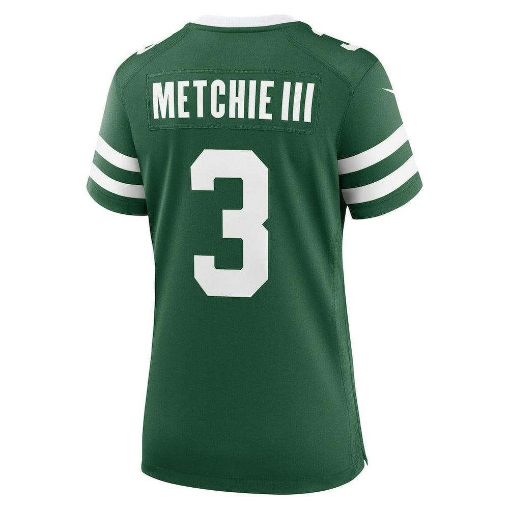 John Metchie III New York Jets Women's Team Game Jersey Legacy Green