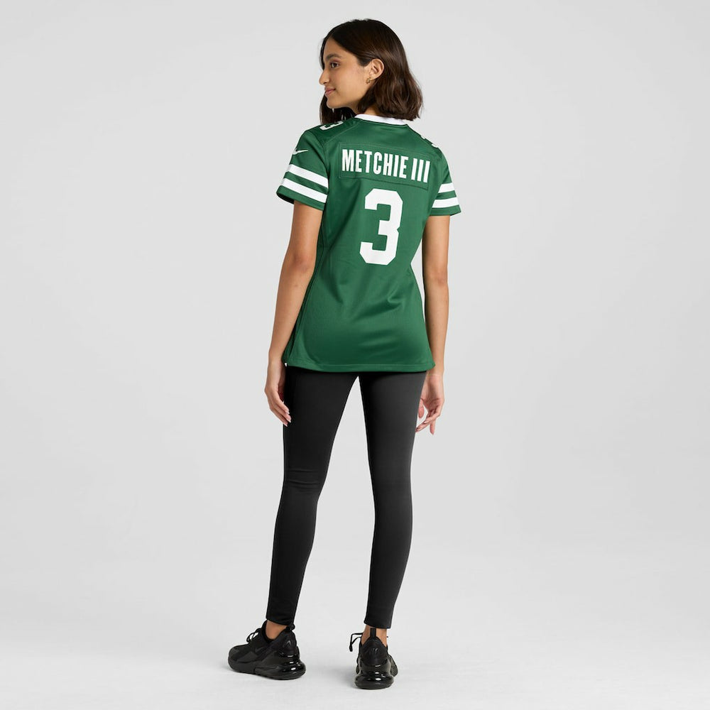 John Metchie III New York Jets Women's Team Game Jersey Legacy Green