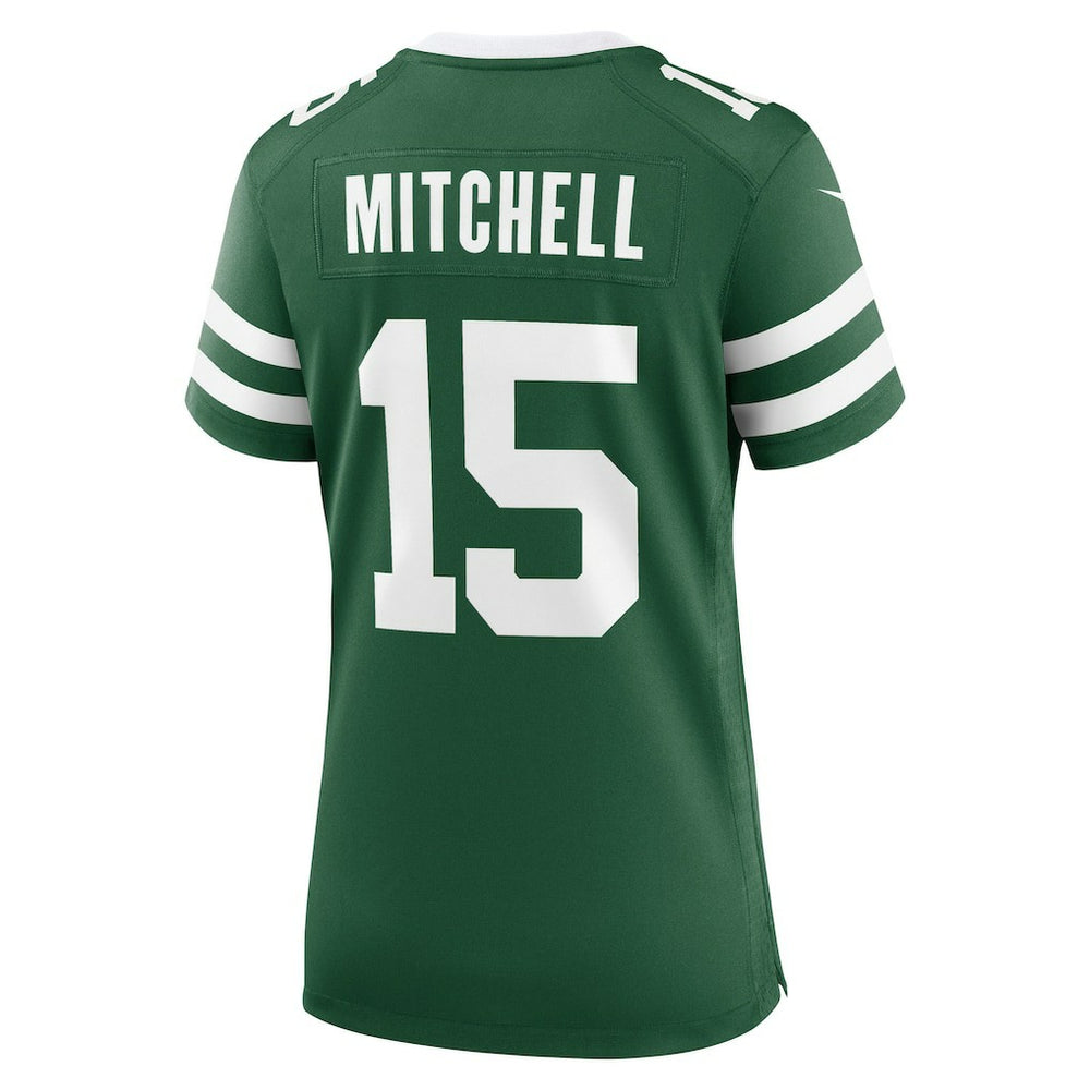 Adonai Mitchell New York Jets Women's Team Game Jersey Legacy Green