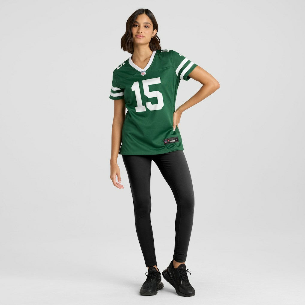 Adonai Mitchell New York Jets Women's Team Game Jersey Legacy Green